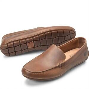 NEW BORN men's allan slip on in tan